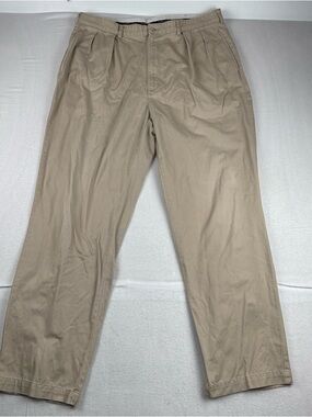 VTG Polo Ralph Lauren Andrew Mens Tan Chino Pants  fits 36*31 Cotton Preppy